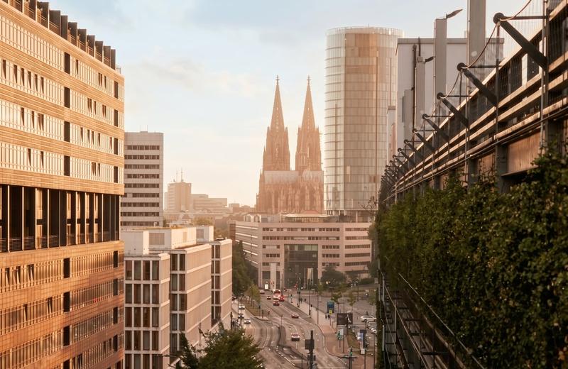 Kölner Innenstadt mit Blick auf den Dom